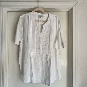 NWOT Coldwater Creek Linen Top